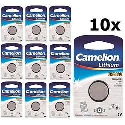 Foto van 10 stuks camelion cr2430 3v lithium knoopcelbatterij