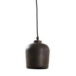 Foto van Light & living - hanglamp dena - 18x18x20 - brons