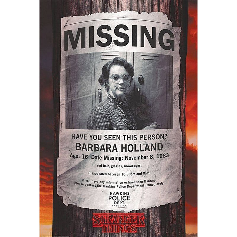 Foto van Pyramid stranger things missing barb poster 61x91,5cm