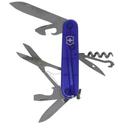 Foto van Victorinox climber 1.3703.t2 zwitsers zakmes aantal functies: 14 blauw (transparant)