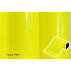 Foto van Oracover oratrim 27-031-002 decoratiestrepen (l x b) 2 m x 9.5 cm geel (fluorescerend)