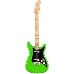 Foto van Fender player series lead ii neon green mn elektrische gitaar met phase switch