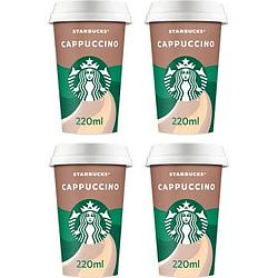 Foto van Starbucks chilled coffee cappuccino ijskoffie 4 x 220ml bij jumbo