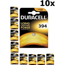 Foto van 10 stuks (10 blister a 1st) duracell d394 sr936sw 1.5v knoopcel batterij