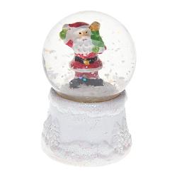 Foto van Feeric lights sneeuwbol met licht - kerstman - d4,5 x h7 cm - sneeuwbollen