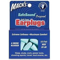 Foto van Macks safesound foam earplugs