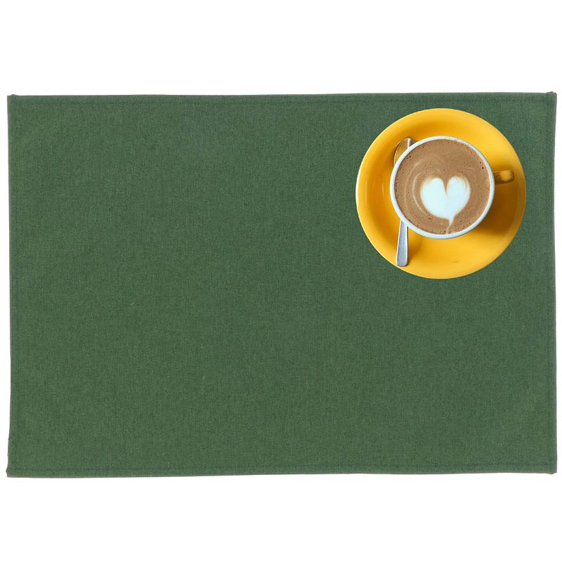 Foto van Outdoor buiten placemat kiko - pesto - 30 x 45 cm - 4 stuks