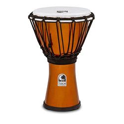 Foto van Toca tfcdj-7mo freestyle colorsound djembe 7 inch metaal-oranje