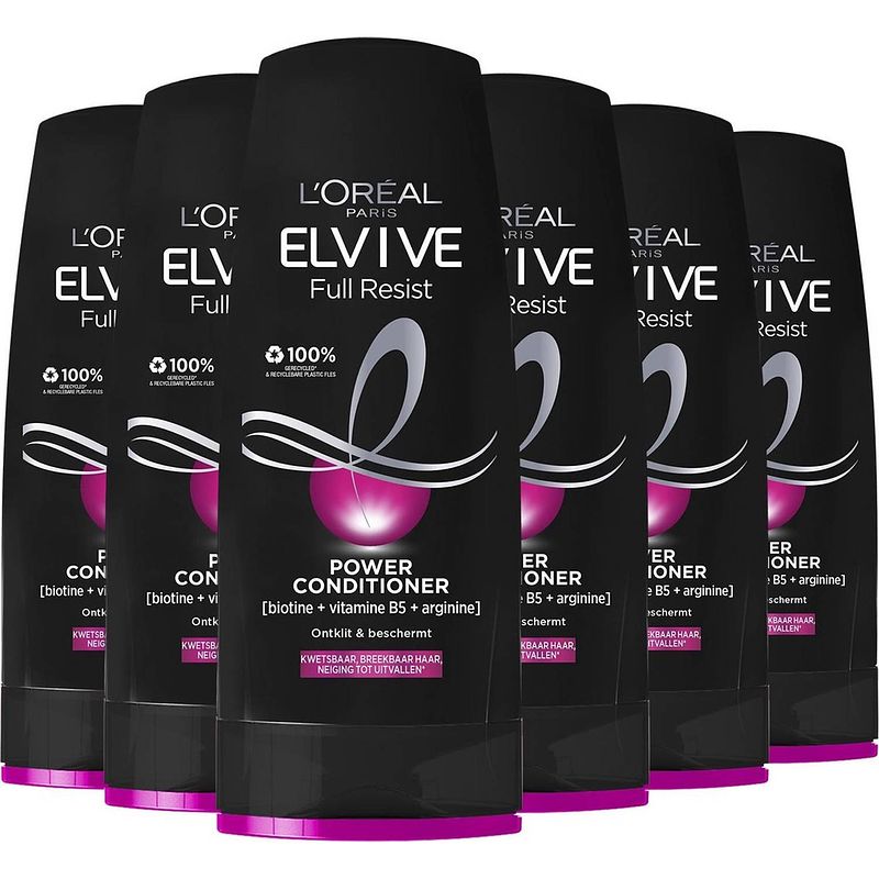 Foto van 6x l'soréal elvive full resist conditioner 200 ml