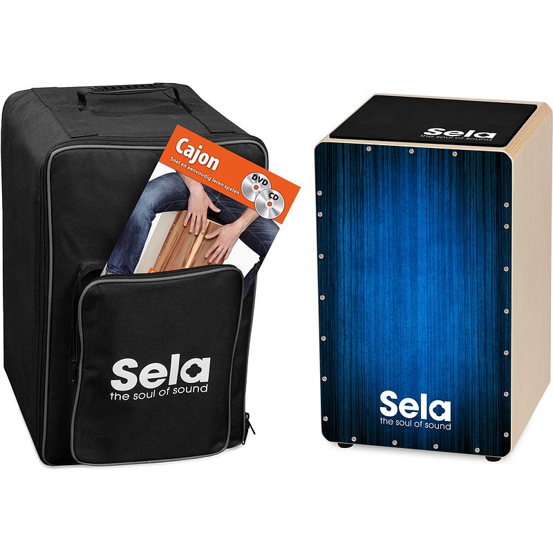 Foto van Sela se 148 nl varios blue cajon bundel + tas, pad, boekje etc.