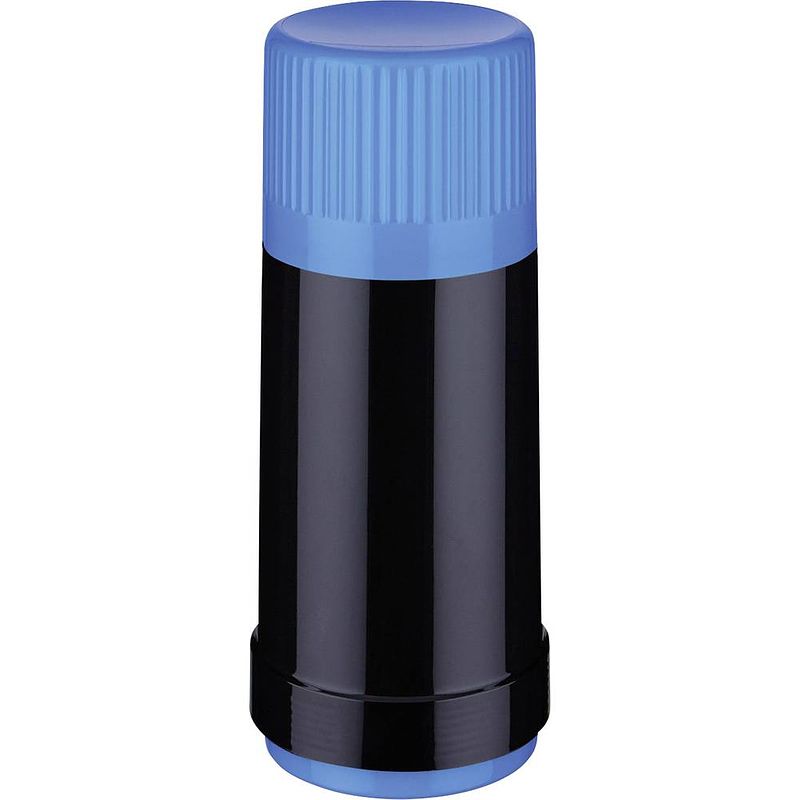 Foto van Rotpunkt max 40, electric kingfisher thermosfles zwart, blauw 250 ml 401-16-06-0