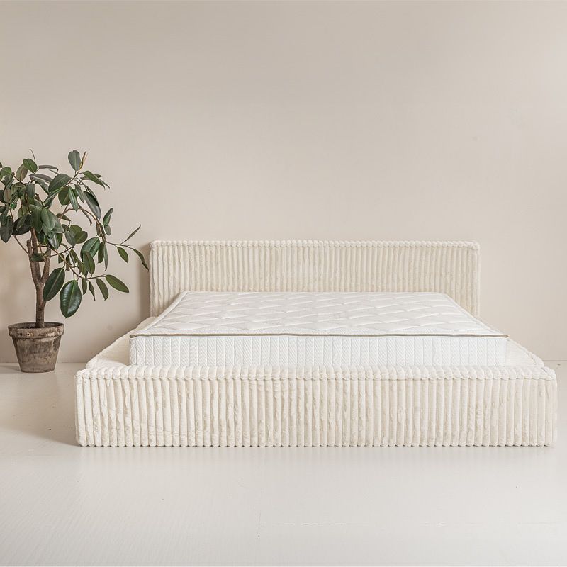 Foto van 2-persoons bedframe melody met opbergruimte - beige 140x200 cm - pocketvering - inclusief topper - dekbed-discounter.nl