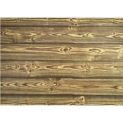 Foto van Decoratie plakfolie - 2x - bruin hout patroon - 45 cm x 2 m - zelfklevend - meubelfolie