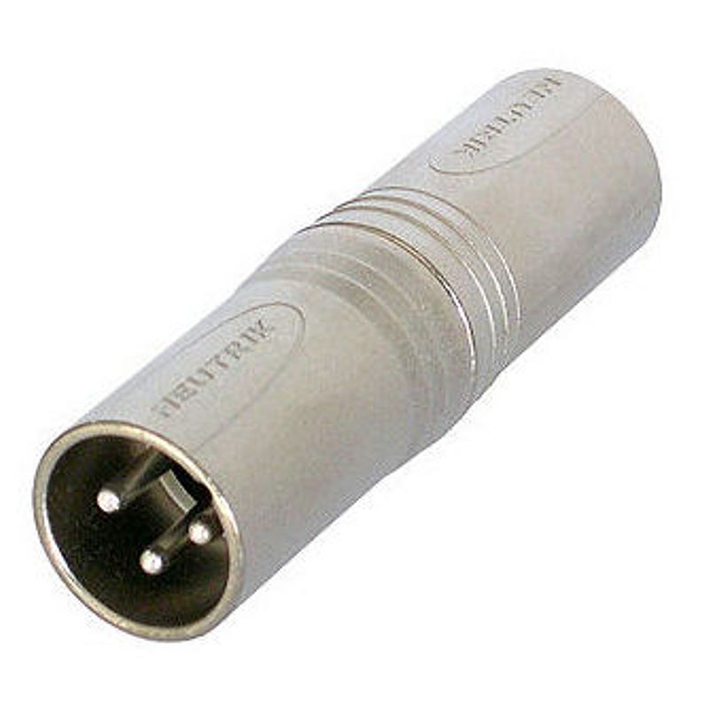 Foto van Neutrik na3 m5m 5-pins xlr male naar 3-pins male xlr adapter