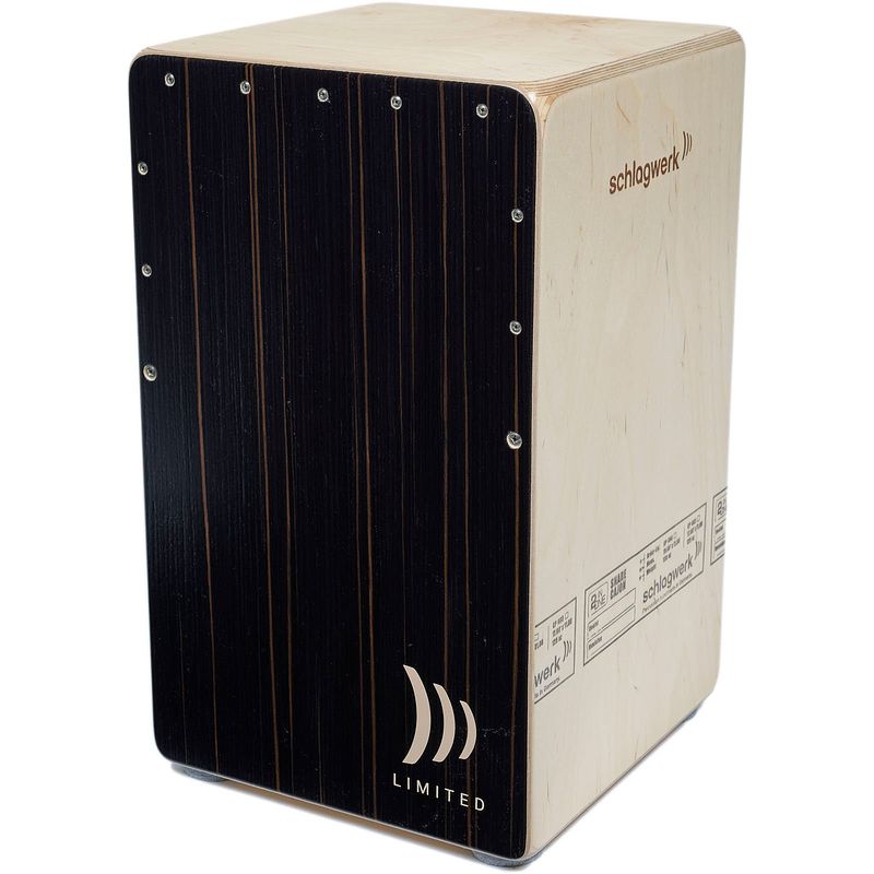 Foto van Schlagwerk cps2one-6 2inone limited makassar pinstripe snare cajon