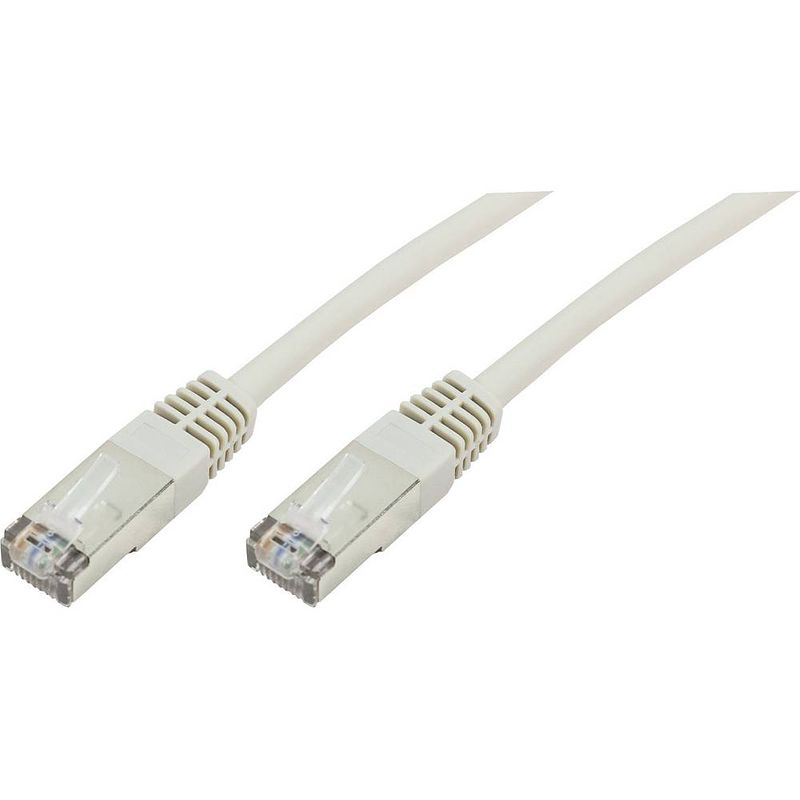 Foto van Logilink 992298 rj45 netwerkkabel, patchkabel cat 5e sf/utp 10.00 m grijs 1 stuk(s)