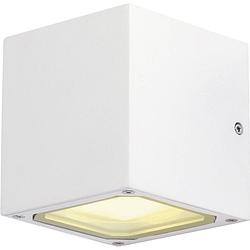 Foto van Slv sitra cube buitenlamp (wand) 18 w wit