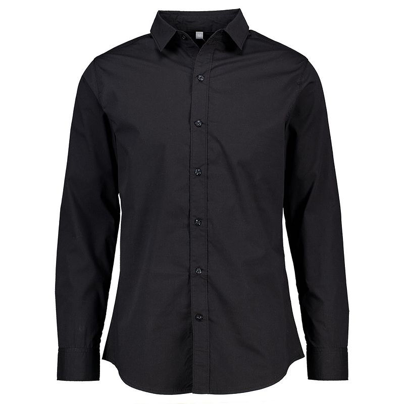 Foto van Heren overhemd lange mouwen slim fit