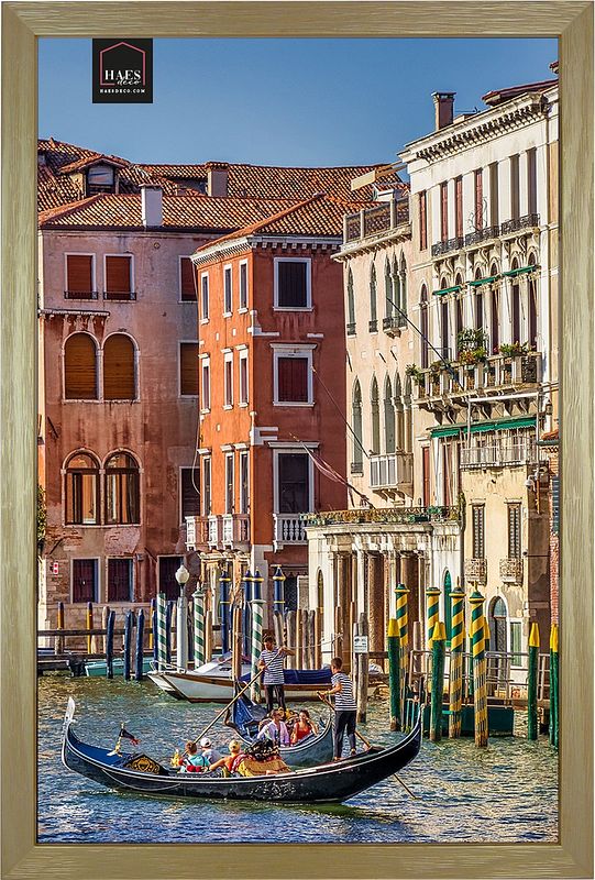 Foto van Haes deco houten fotolijst venezia goud voor 1 foto formaat 20x30 -sp13230