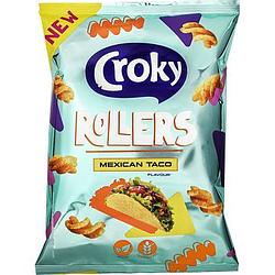 Foto van Croky rollers mexican taco flavour 100g bij jumbo