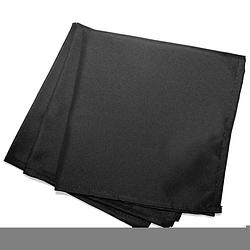 Foto van Wicotex servetten essentiel 40x40cm zwart 3 stuks polyester