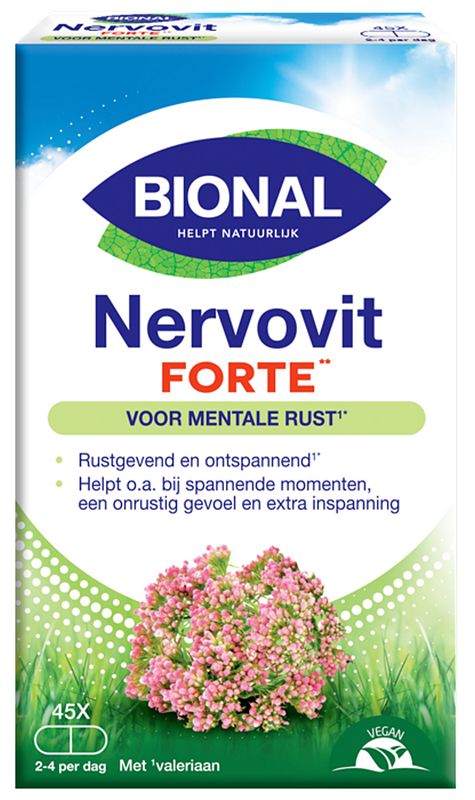 Foto van Bional nervovit forte tabletten - voor mentale rust