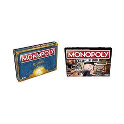 Foto van Spellenbundel - bordspellen - 2 stuks - monopoly efteling & monopoly valsspelerseditie
