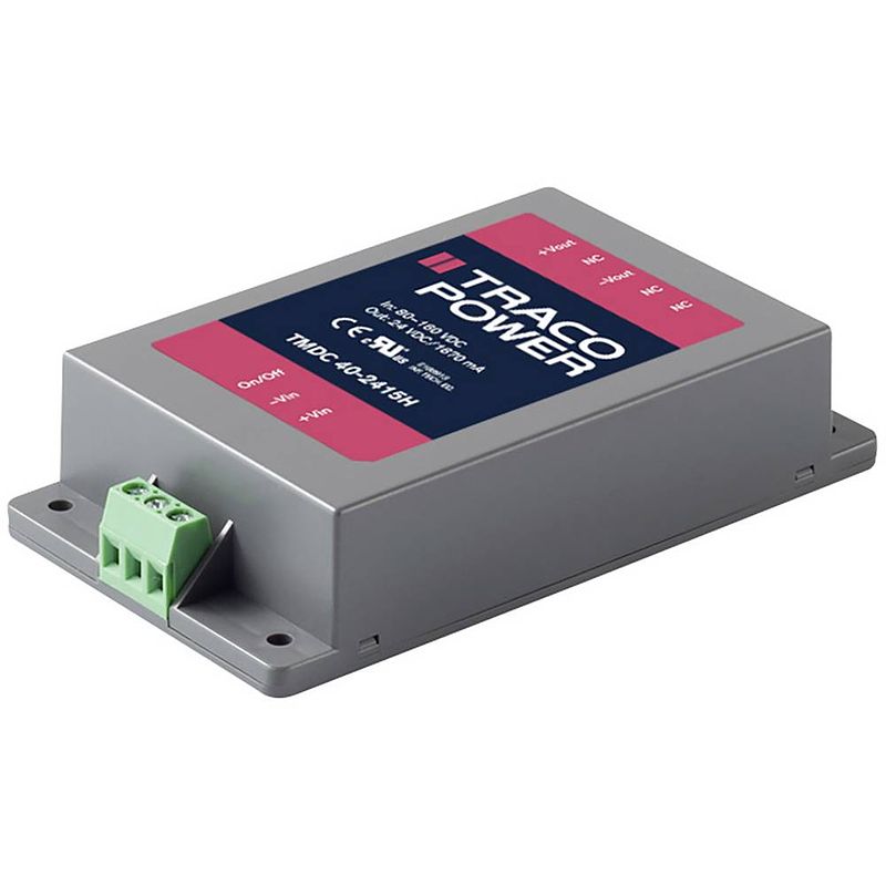 Foto van Tracopower tmdc 40-7225h dc/dc-converter 830 ma 40 w aantal uitgangen: 2 x