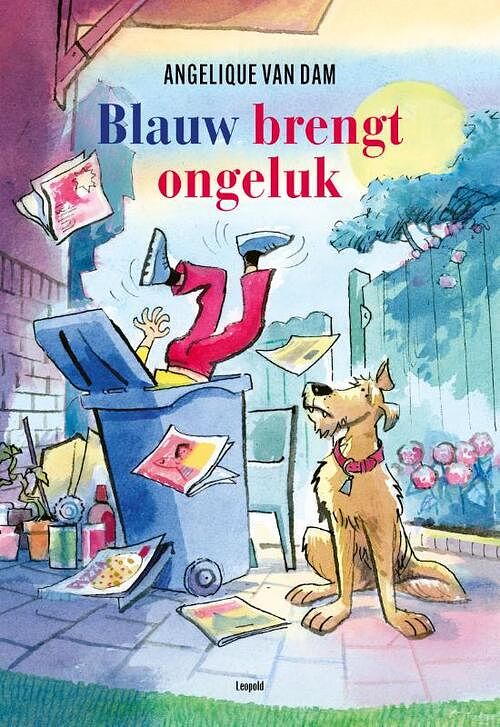 Foto van Blauw brengt ongeluk - angelique van dam - hardcover (9789025884949)