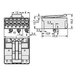 Foto van Wago 2092-1522/020-000 male behuizing (board) 2092 totaal aantal polen: 2 rastermaat: 5 mm 200 stuk(s)