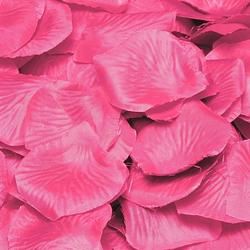 Foto van Kunst rozenblaadjes roze 1000 stuks - rozenblaadjes / strooihartjes