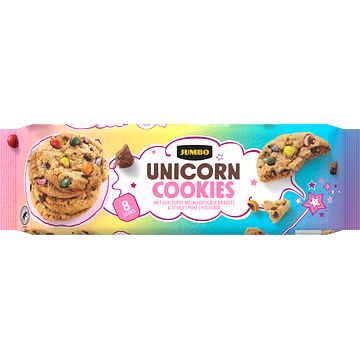 Foto van Jumbo unicorn cookies 8 stuks 150g