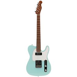 Foto van Fazley sunset series tempest 90 sky blue elektrische gitaar met gigbag