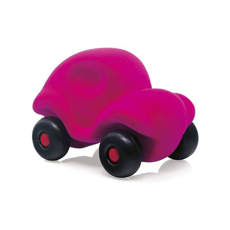 Foto van Rubbabu kleine auto roze