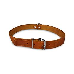 Foto van Dierenbenodigdheden vadigran halsband hond geolied leder cognac 70cmx30mm xxl