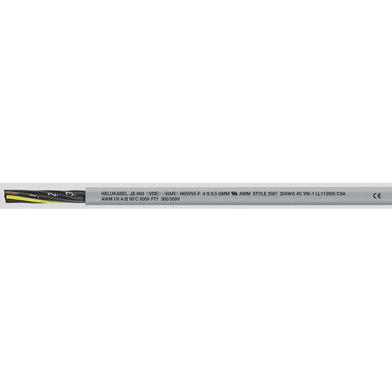 Foto van Helukabel jz-603 stuurstroomkabel 3 g 1.50 mm² grijs 83683-1000 1000 m