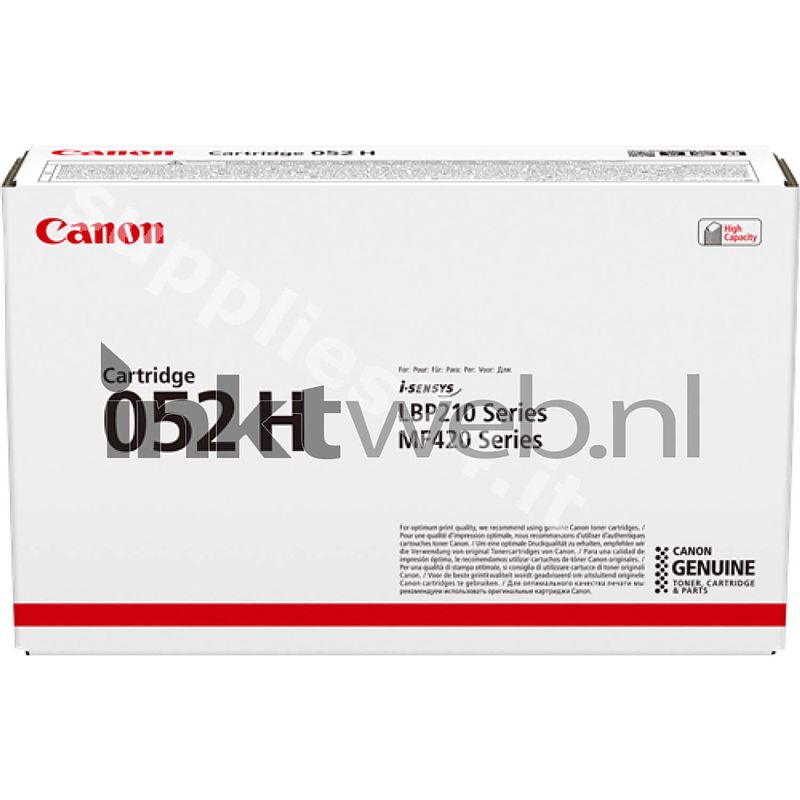 Foto van Canon 052h zwart toner