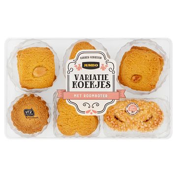 Foto van Jumbo variatie koekjes met roomboter 200g