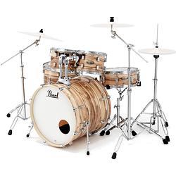 Foto van Pearl dmp925s/c889 lim. edition decade maple gloss exotic maple 5d. drumstel