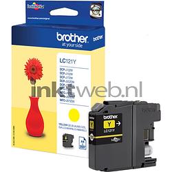 Foto van Brother lc-121y geel cartridge