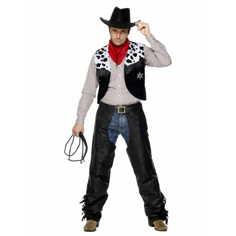 Foto van Cowboy kleding voor heren 52-54 (l) - carnavalskostuums