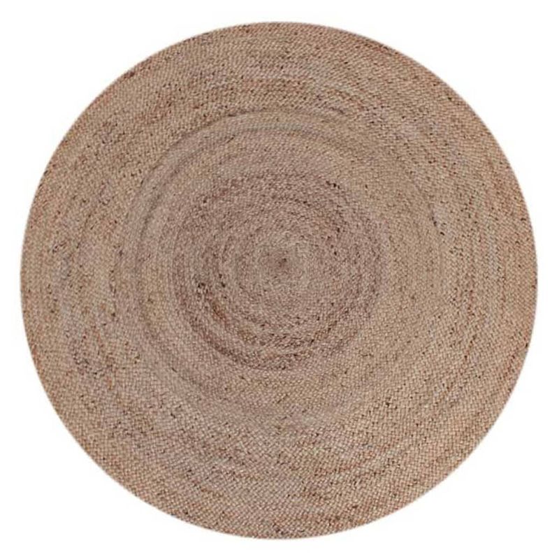 Foto van Label51 vloerkleed rond 180 cm jute naturel