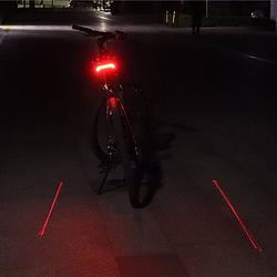Foto van Meilan laser achterlicht met afstandbediening usb cute eye