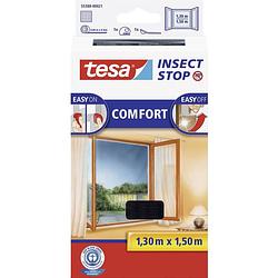 Foto van Tesa vliegenraam 'scomfort's zwart 1,30 x 1,50 m