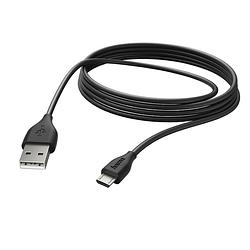 Foto van Hama laad/synchro kabel micro usb 3m telefonie accessoire zwart