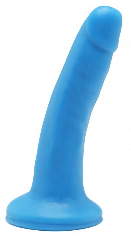 Foto van Eros toyjoy dildo happy dicks dong blauw 6 inch