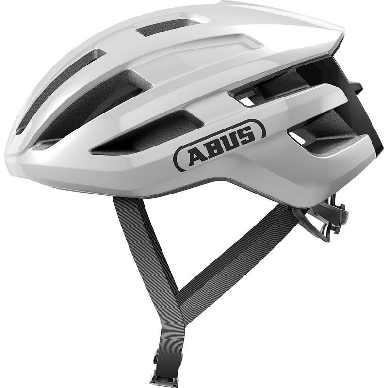 Foto van Abus helm powerdome shiny white m 54-58cm