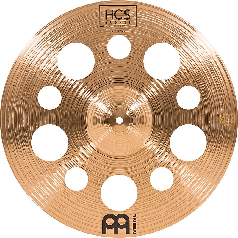 Foto van Meinl hcsb18trc hcs bronze 18 inch trash crash