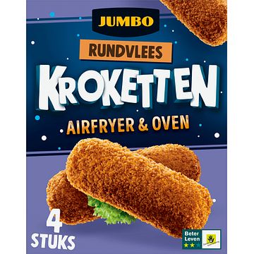 Foto van Jumbo oven rundvlees kroketten 4 stuks