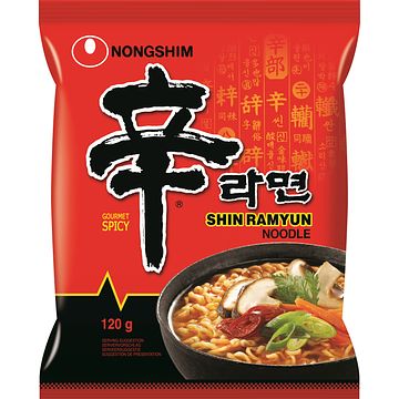 Foto van Nongshim shin ramyun noodle 120g bij jumbo